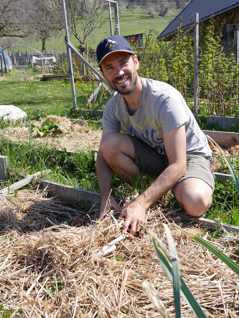 Paillage des plantations